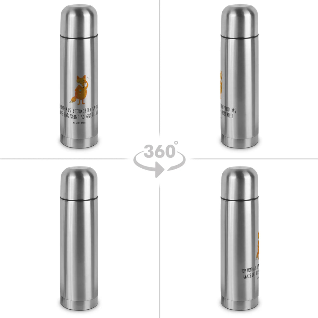 Thermos Flask Fox lord Thermoskanne, Fuchs, Problemlösung, Motivation Spruch, Füchse, Liebeskummer Geschenk, Spruch lustig, tröstende Worte