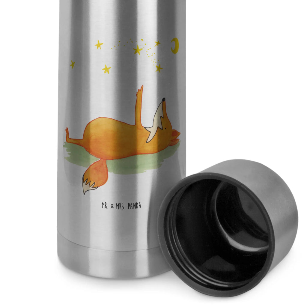 Thermos Flask Fox Stars Thermoskanne, Fuchs, tröstende Worte, Füchse, Romantik, Always Look on the Bright Side of Life, Spruch schön, Spruch positiv