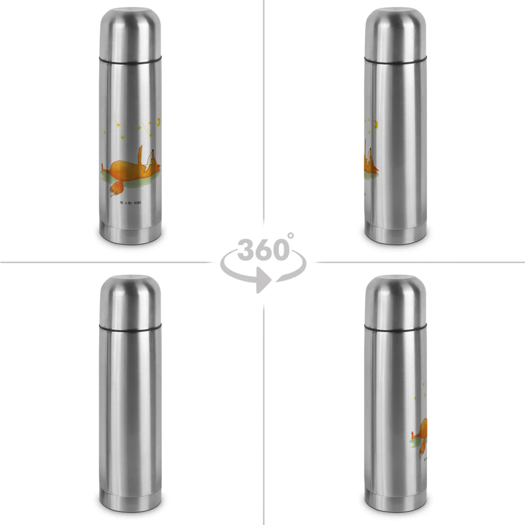 Thermos Flask Fox Stars Thermoskanne, Fuchs, tröstende Worte, Füchse, Romantik, Always Look on the Bright Side of Life, Spruch schön, Spruch positiv