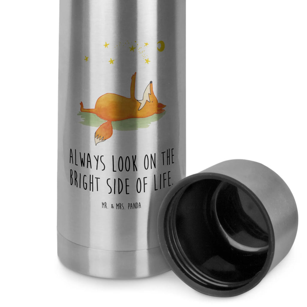 Thermos Flask Fox Stars Thermoskanne, Fuchs, tröstende Worte, Füchse, Romantik, Always Look on the Bright Side of Life, Spruch schön, Spruch positiv