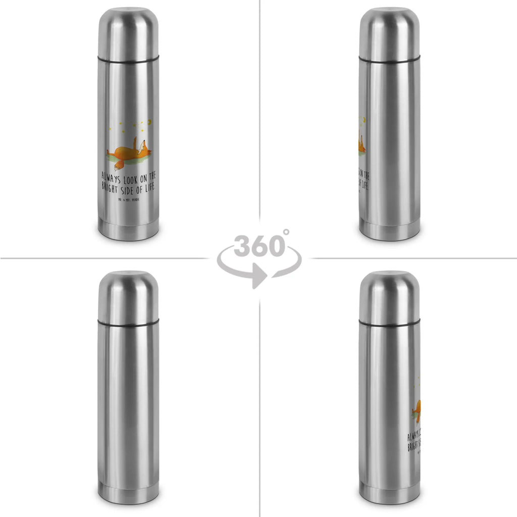 Thermos Flask Fox Stars Thermoskanne, Fuchs, tröstende Worte, Füchse, Romantik, Always Look on the Bright Side of Life, Spruch schön, Spruch positiv