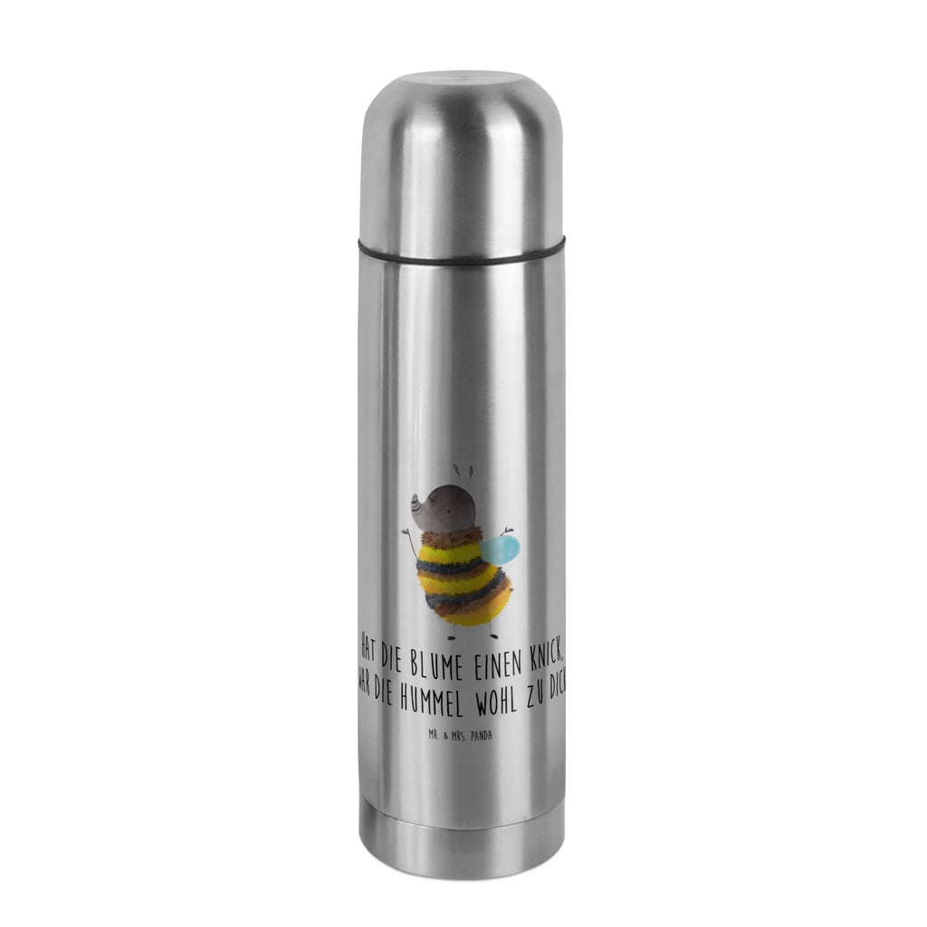 Thermos Flask bumblebee fluffy Thermoskanne, Tiermotive, Gute Laune, lustige Sprüche, Tiere, Biene, Flauschig, Natur, Hummel, Blume