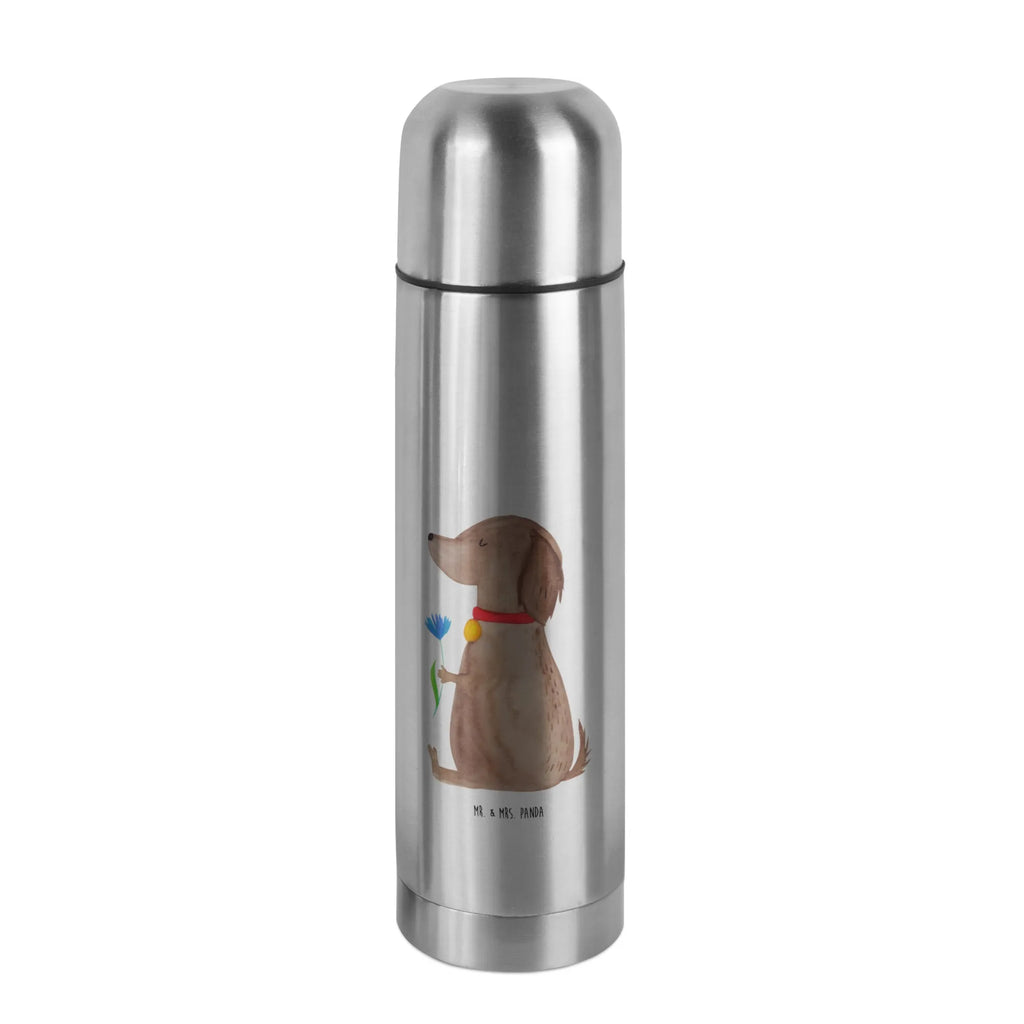 Thermos Flask Dog flower Thermoskanne, Hund, Hundemotiv, Haustier, Hunderasse, Tierliebhaber, Hundebesitzer, Sprüche, Hunde, Hundeliebe, Frauchen
