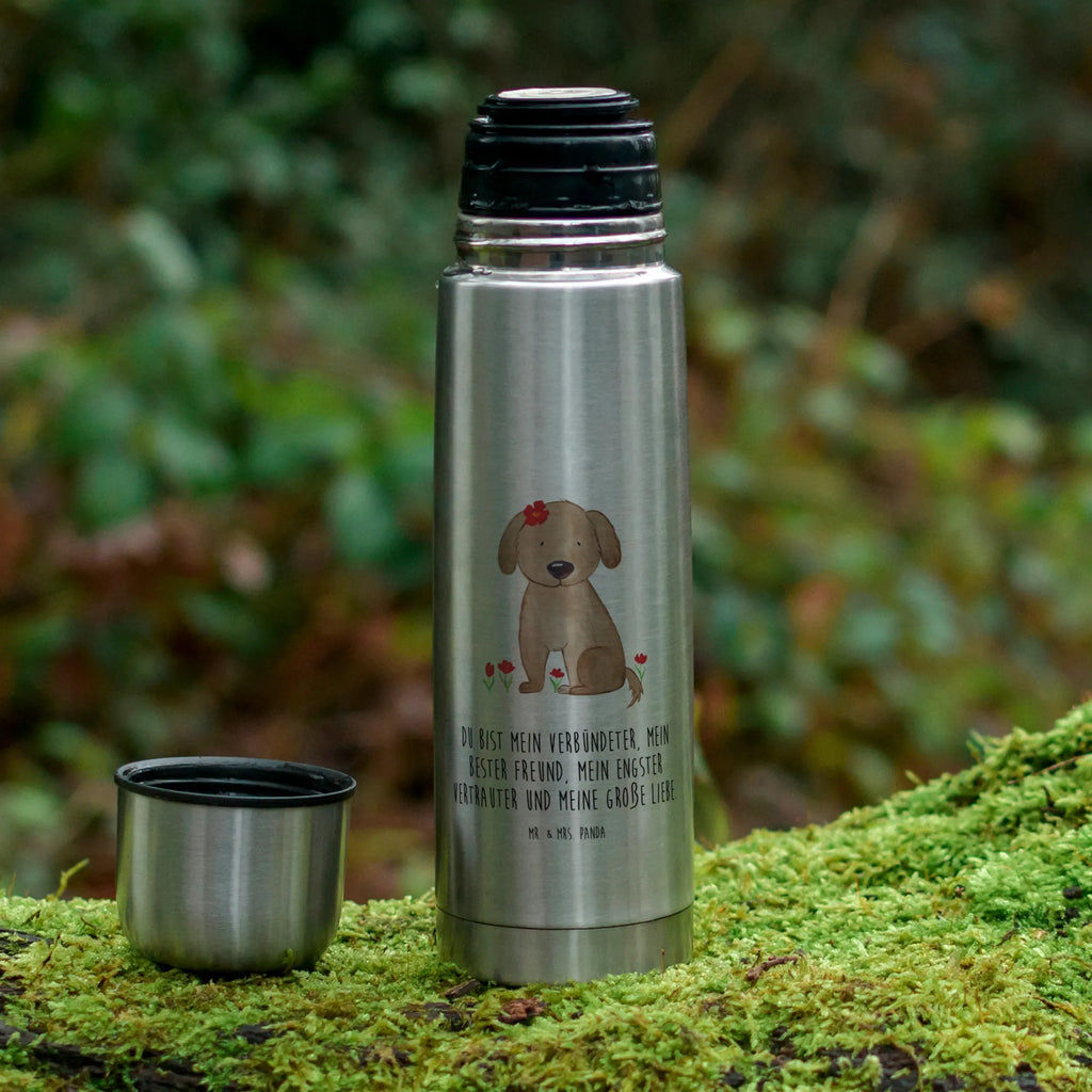 Thermos Flask Dog lady Thermoskanne, Hund, Hundemotiv, Haustier, Hunderasse, Tierliebhaber, Hundebesitzer, Sprüche, Hundeliebe, Liebe, Hundeglück, Frauchen, Hunde