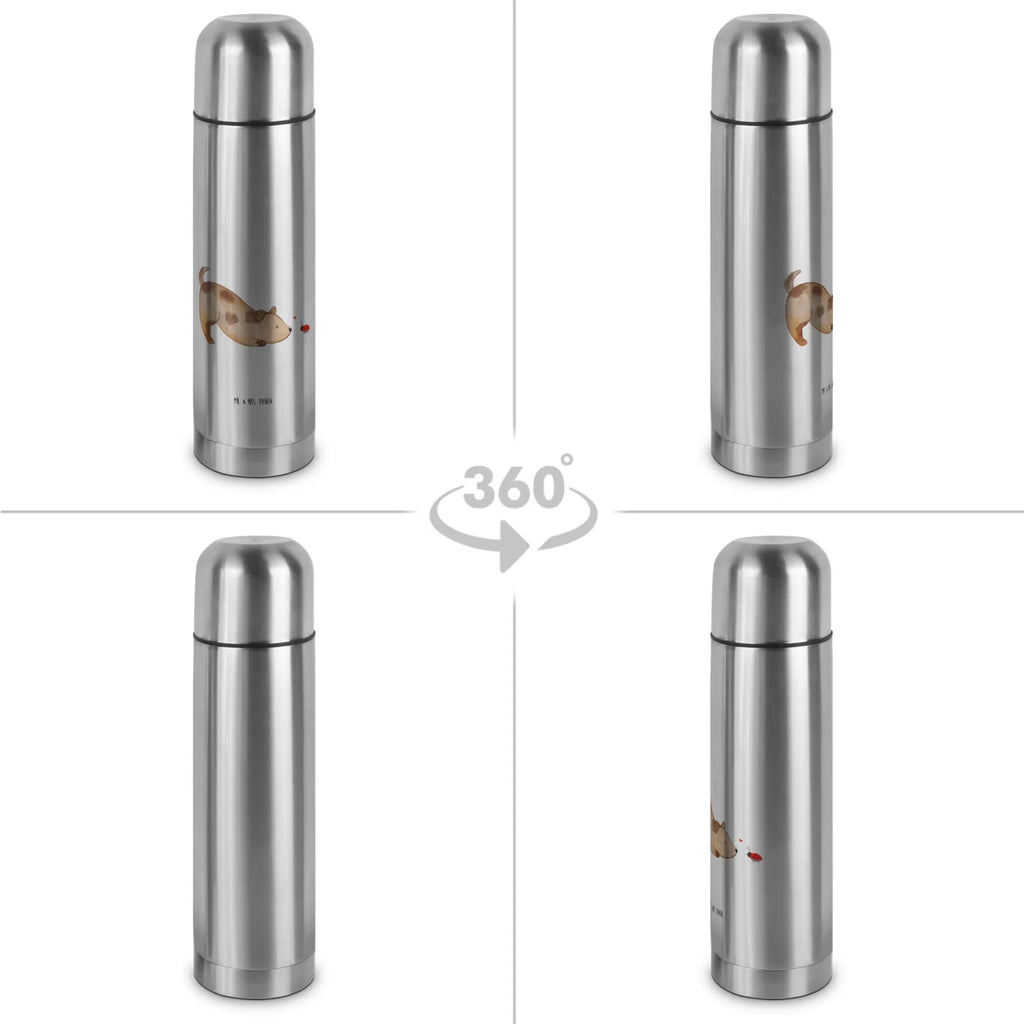 Thermoskanne Hund Marienkäfer Thermoskanne, Hund, Hundemotiv, Haustier, Hunderasse, Tierliebhaber, Hundebesitzer, Sprüche, Hundespruch, Mischlinghund, Marienkäfer, Mischling, Hunde