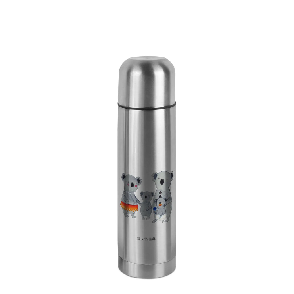 Thermos Flask Koala Family Thermoskanne, Familie, Vatertag, Muttertag, Bruder, Schwester, Mama, Papa, Oma, Opa, Geschwister, Koala, Koalas, Kinder, Familienleben, Family