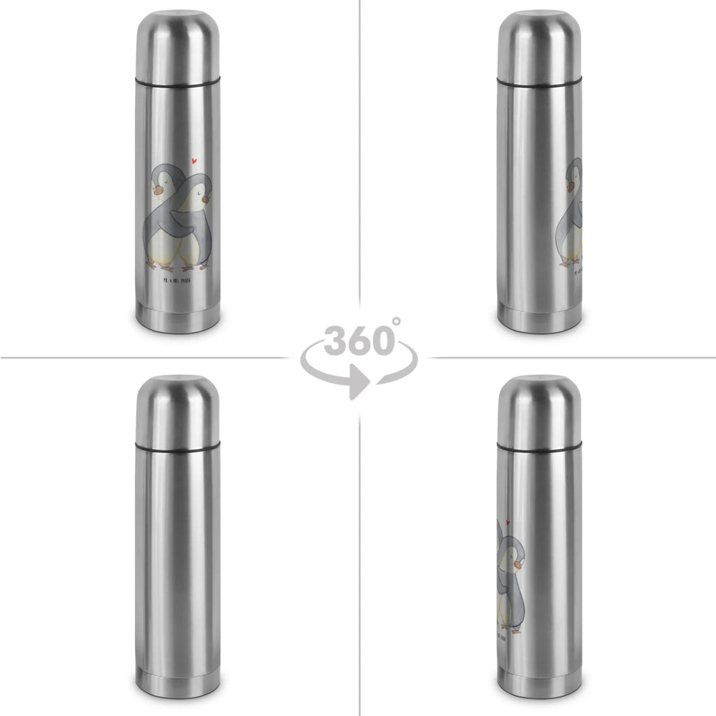 Thermoskanne Pinguine Kuscheln Thermoskanne, Liebe, Partner, Freund, Freundin, Ehemann, Ehefrau, Heiraten, Verlobung, Heiratsantrag, Liebesgeschenk, Jahrestag, Hocheitstag, Valentinstag, für Männer, Geschenk für Partner, Geschenk für Frauen, Mitbringsel, Liebesbeweis, für Ehemann, Hochzeitstag, Geschenk für Freundin