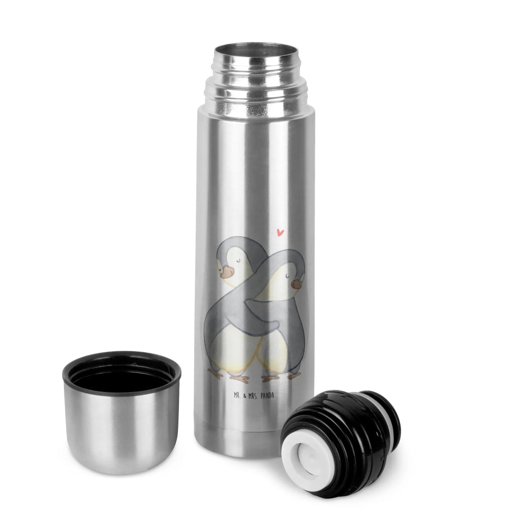 Thermos Flask penguins Cuddle Thermoskanne, Liebe, Partner, Freund, Freundin, Ehemann, Ehefrau, Heiraten, Verlobung, Heiratsantrag, Liebesgeschenk, Jahrestag, Hocheitstag, Mitbringsel, Geschenk für Freundin, Valentinstag, Geschenk für Partner, Liebesbeweis, Hochzeitstag, für Männer, für Ehemann, Geschenk für Frauen
