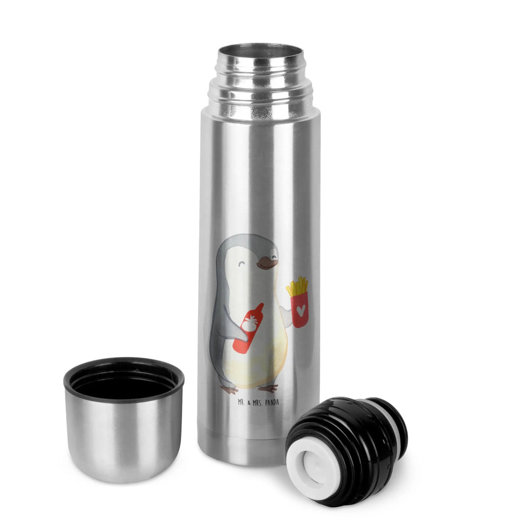 Thermos Flask penguin French fries Thermoskanne, Liebe, Partner, Freund, Freundin, Ehemann, Ehefrau, Heiraten, Verlobung, Heiratsantrag, Liebesgeschenk, Jahrestag, Hocheitstag, für Männer, für Ehemann, Geschenk für Frauen, Geschenk für Partner, Hochzeitstag, Mitbringsel, Valentinstag, Geschenk für Freundin, Liebesbeweis