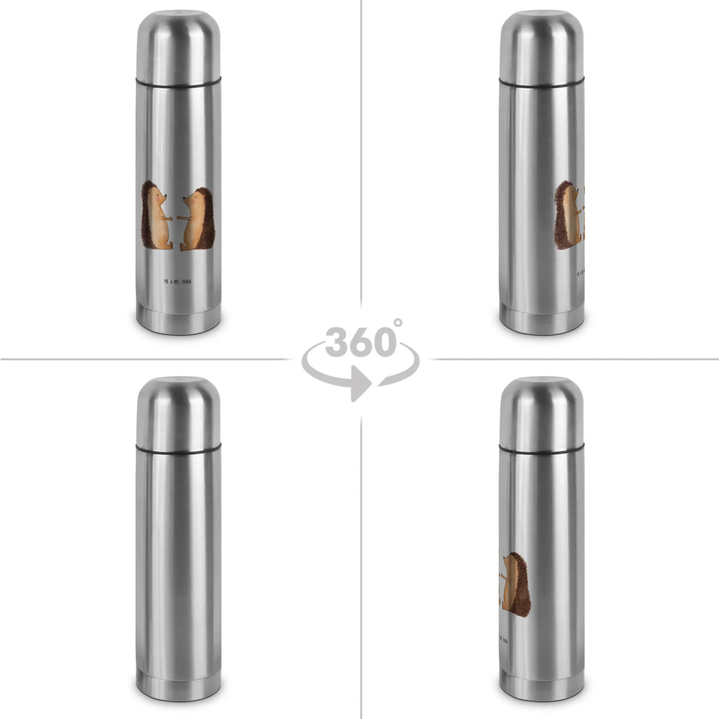 Thermos Flask Hedgehogs in love Thermoskanne, Liebe, Partner, Freund, Freundin, Ehemann, Ehefrau, Heiraten, Verlobung, Heiratsantrag, Liebesgeschenk, Jahrestag, Hocheitstag, Hochzeit, Verliebt, Geschenk, Verheiratet, Hochzeitstag, Liebesbeweis, Igel, Verlobt
