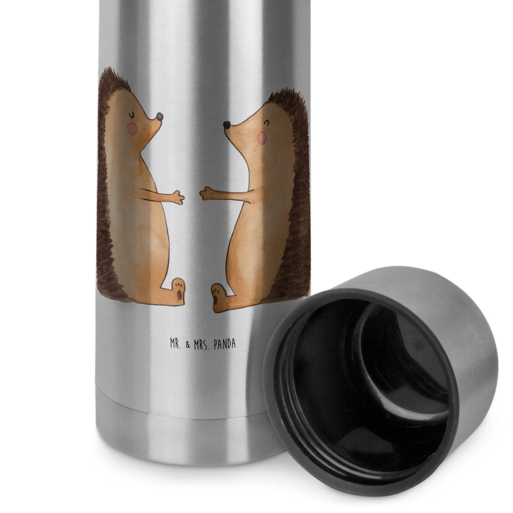 Thermos Flask Hedgehogs in love Thermoskanne, Liebe, Partner, Freund, Freundin, Ehemann, Ehefrau, Heiraten, Verlobung, Heiratsantrag, Liebesgeschenk, Jahrestag, Hocheitstag, Hochzeit, Verliebt, Geschenk, Verheiratet, Hochzeitstag, Liebesbeweis, Igel, Verlobt