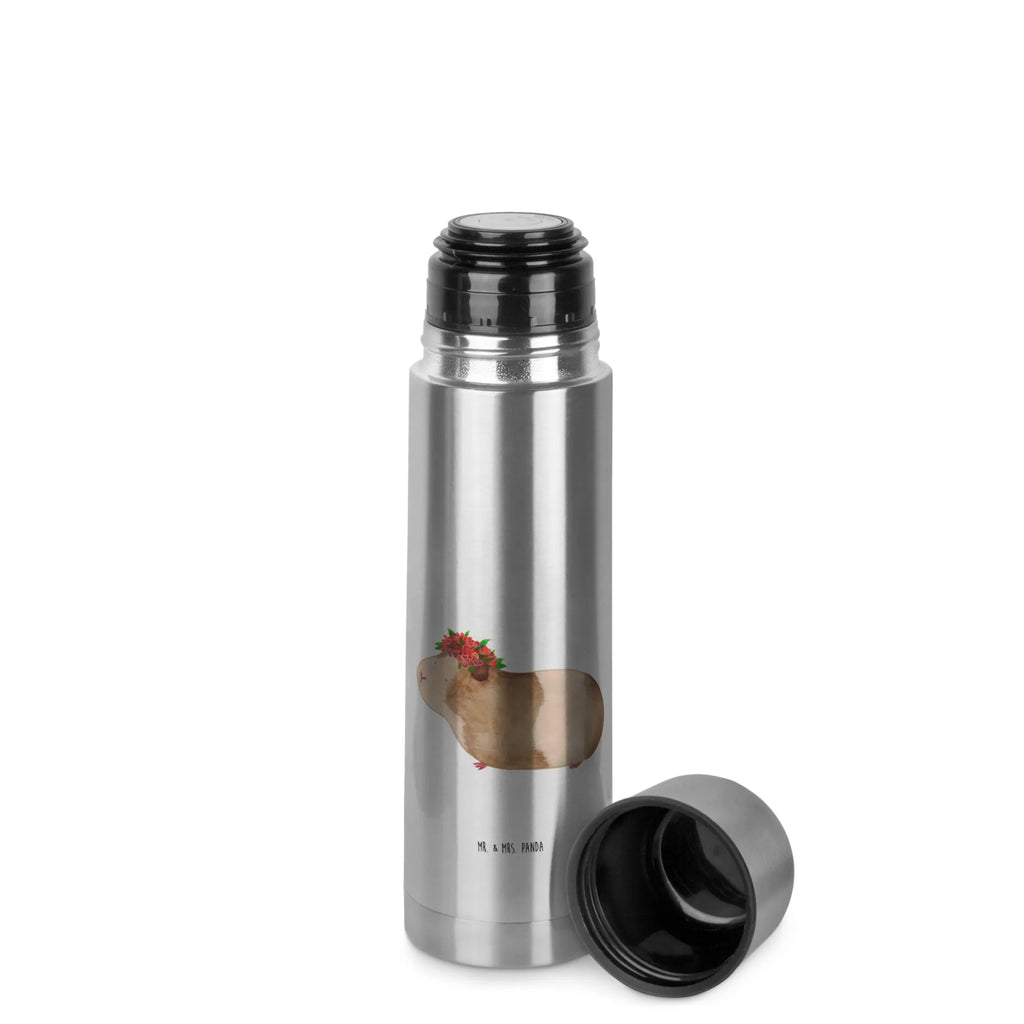 Thermos Flask Guinea pig wisdom Thermoskanne, Tiermotive, Gute Laune, lustige Sprüche, Tiere, Motivation, Realität, Spruch, Blumenkind, Wunderland, Meerschweinchen, Wunder, Meeries, Meerie, Weisheit