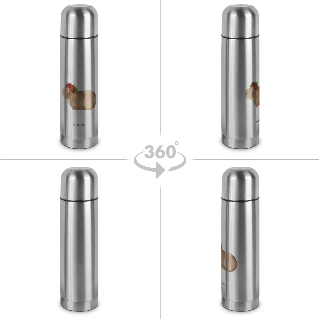 Thermos Flask Guinea pig wisdom Thermoskanne, Tiermotive, Gute Laune, lustige Sprüche, Tiere, Motivation, Realität, Spruch, Blumenkind, Wunderland, Meerschweinchen, Wunder, Meeries, Meerie, Weisheit