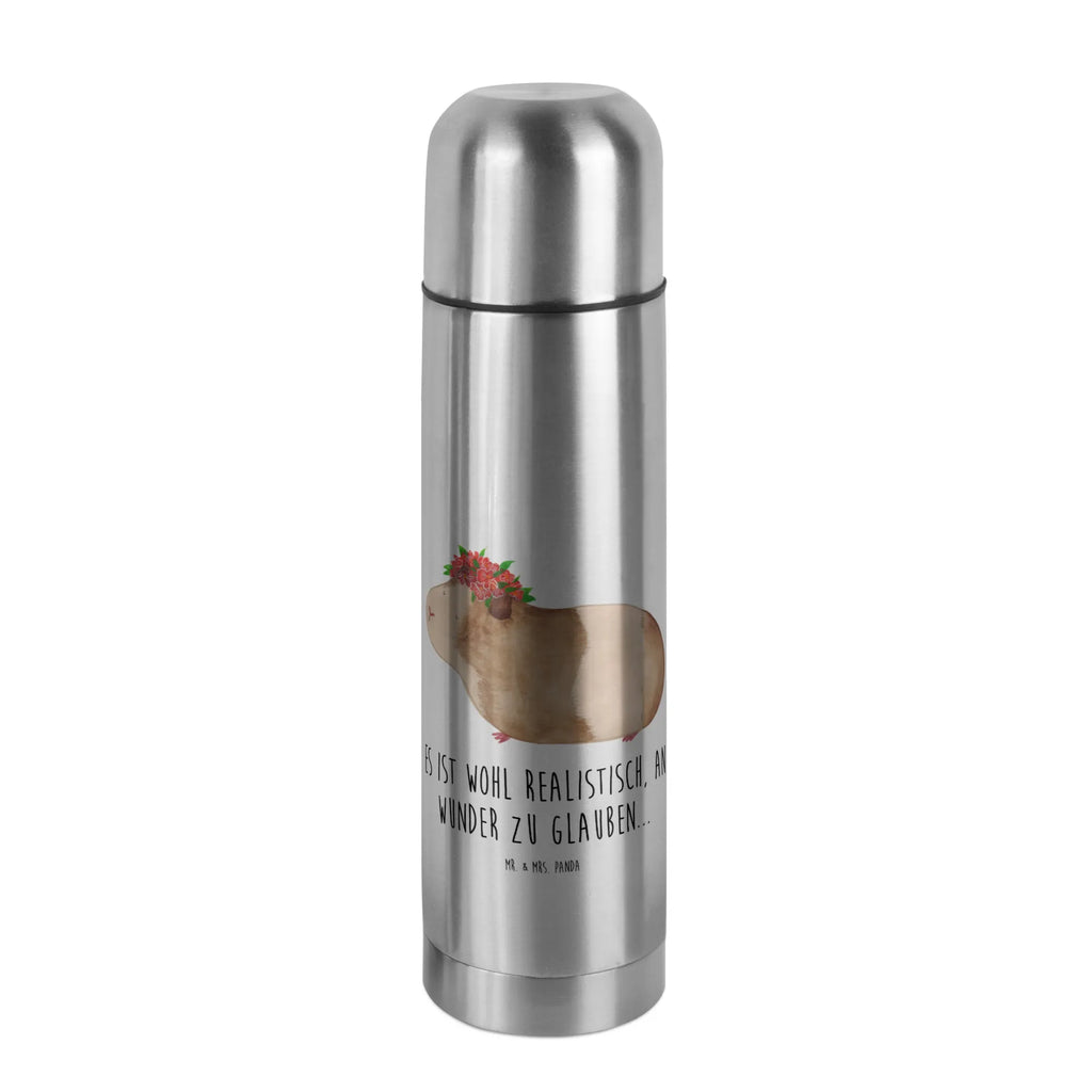 Thermos Flask Guinea pig wisdom Thermoskanne, Tiermotive, Gute Laune, lustige Sprüche, Tiere, Motivation, Realität, Spruch, Blumenkind, Wunderland, Meerschweinchen, Wunder, Meeries, Meerie, Weisheit