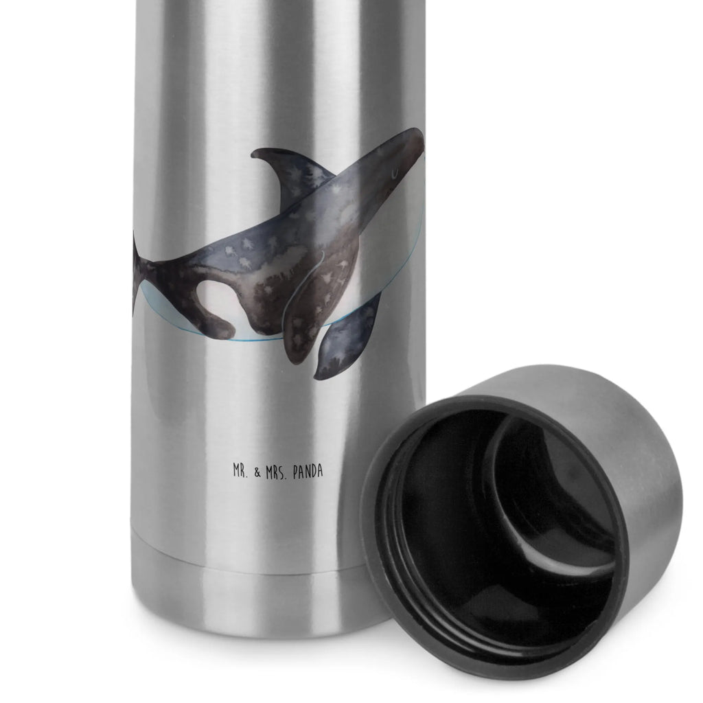 Thermos Flask Orca Thermoskanne, Meerestiere, Meer, Urlaub, Arbeit, Killerwal, Möglichkeiten, Orca, Motivation, Wal, Neustart, Orcas, Selbstliebe, Büro, Startup