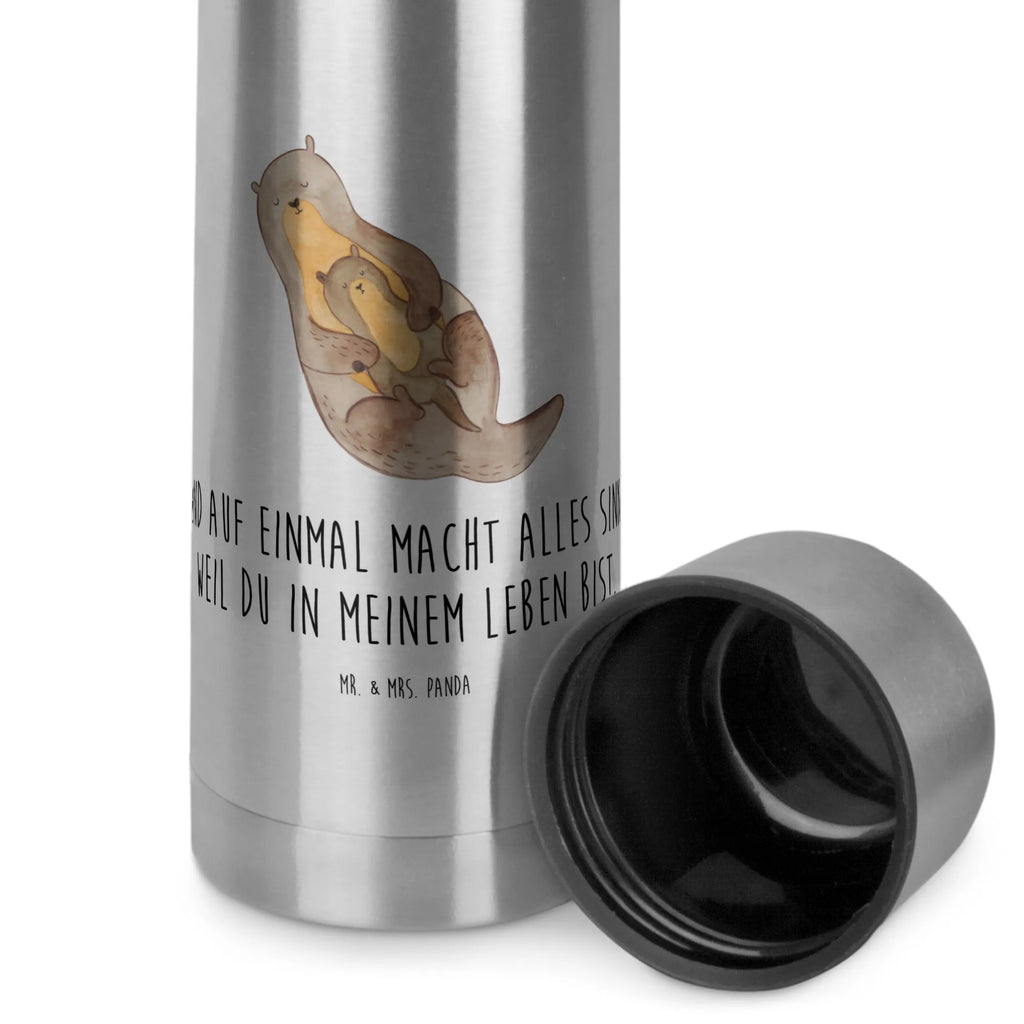 Thermos Flask otter child Thermoskanne, Otter, Fischotter, Seeotter, Otter Seeotter See Otter