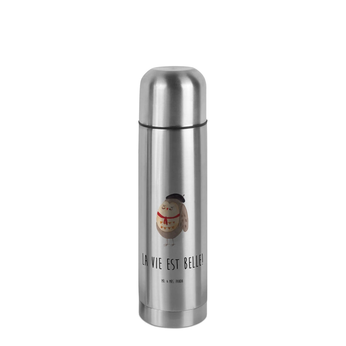 Thermoskanne Eule Frankreich Isolierkanne, Edelstahl Thermosflasche, Thermokanne, isolierbehälter, thermobehälter, Edelstahl Thermoskanne, Warmhaltebehälter, Isolier-Trinkflasche, Thermoskanne, Thermosflasche, Tee-Thermoskanne, Warmhaltekanne, Edelstahl-Isolierkanne, Thermo-Trinkflasche, Kaffee-Thermoskanne, Thermo-Teekanne, Thermo-Kaffeekanne, Eule, Spruch schön, Das Leben Ist schön, Spruch Französisch, Eulen, Frankreich, Owl, Hibou, La Vie Est Belle, Eule Deko