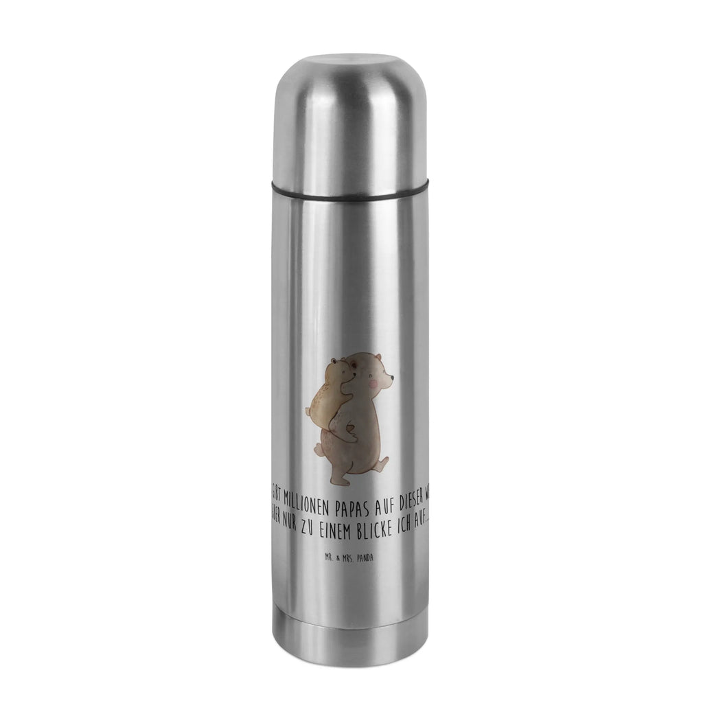 Thermos Flask Papa Bear Thermoskanne, Familie, Vatertag, Muttertag, Bruder, Schwester, Mama, Papa, Oma, Opa, Vater, Geburtstag, Geschenk, Papi, Onkel, Vati