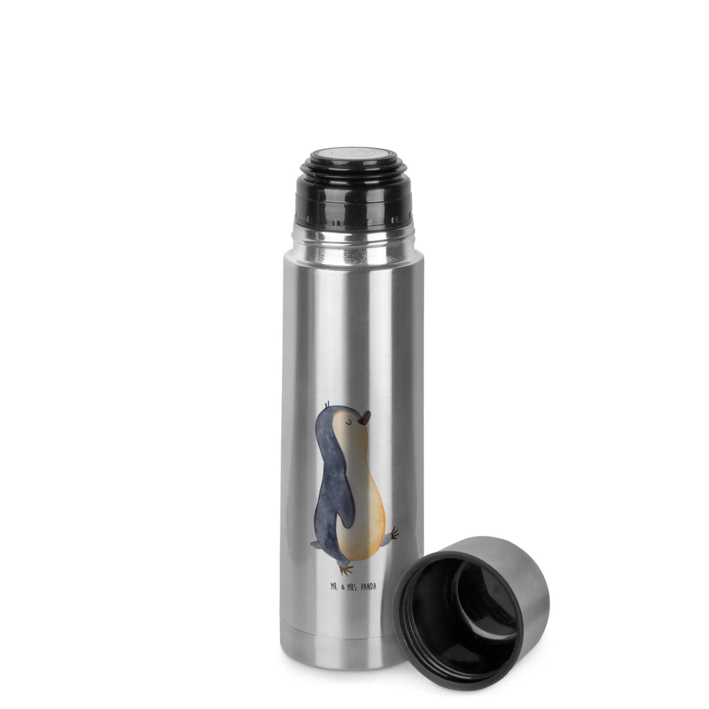 Thermos Flask Penguin march Thermoskanne, Pinguin, Schwester, Pinguine, Bruder, Langschläfer, Familie, Frühaufsteher