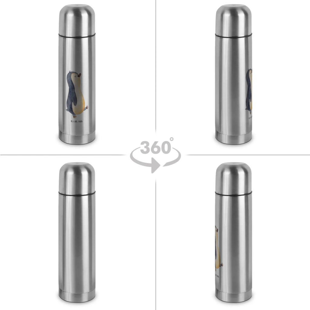 Thermos Flask Penguin march Thermoskanne, Pinguin, Schwester, Pinguine, Bruder, Langschläfer, Familie, Frühaufsteher