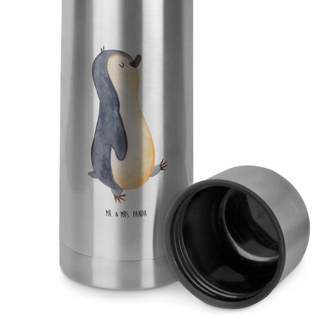 Thermos Flask Penguin march Thermoskanne, Pinguin, Schwester, Pinguine, Bruder, Langschläfer, Familie, Frühaufsteher