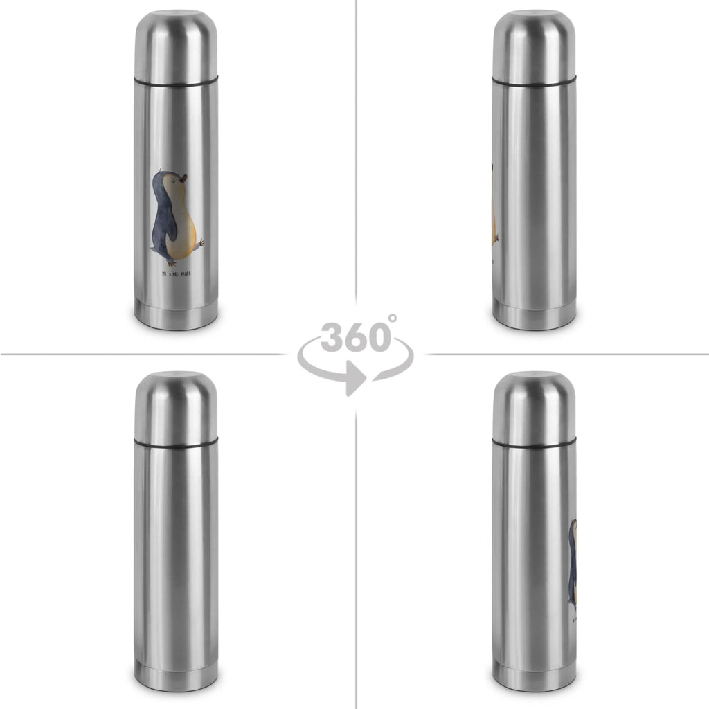 Thermos Flask Penguin march Thermoskanne, Pinguin, Schwester, Pinguine, Bruder, Langschläfer, Familie, Frühaufsteher