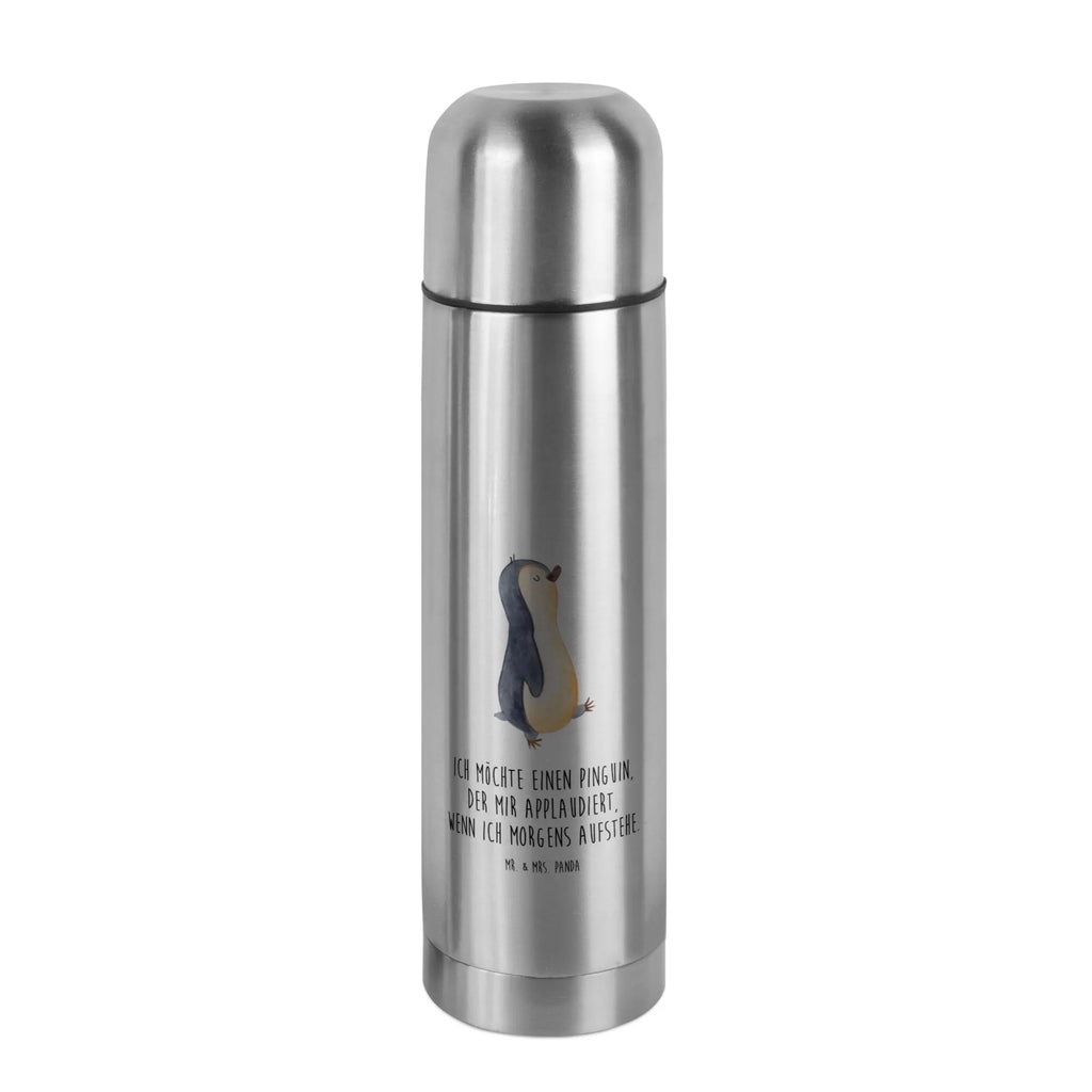 Thermos Flask Penguin march Thermoskanne, Pinguin, Schwester, Pinguine, Bruder, Langschläfer, Familie, Frühaufsteher