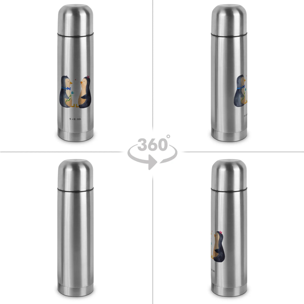Thermos Flask Penguin pair Thermoskanne, Pinguin, Liebesgeschenk, Hochzeit, Pinguine, Liebesbeweis, Verlobung, Traumpaar, Liebe, Jahrestag, große Liebe, Liebespaar, Hochzeitsgeschenk, Hochzeitstag
