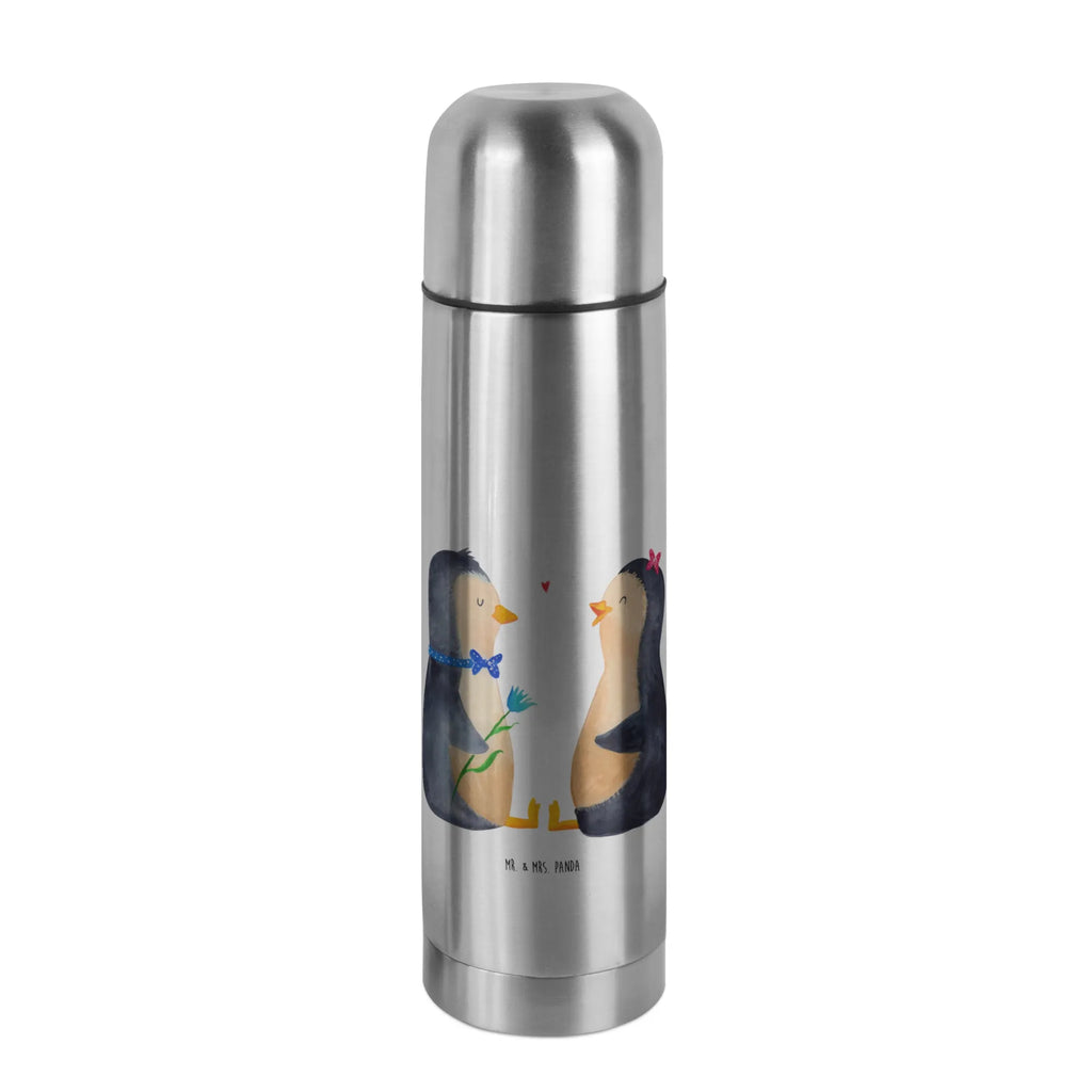 Thermos Flask Penguin pair Thermoskanne, Pinguin, Liebesgeschenk, Hochzeit, Pinguine, Liebesbeweis, Verlobung, Traumpaar, Liebe, Jahrestag, große Liebe, Liebespaar, Hochzeitsgeschenk, Hochzeitstag