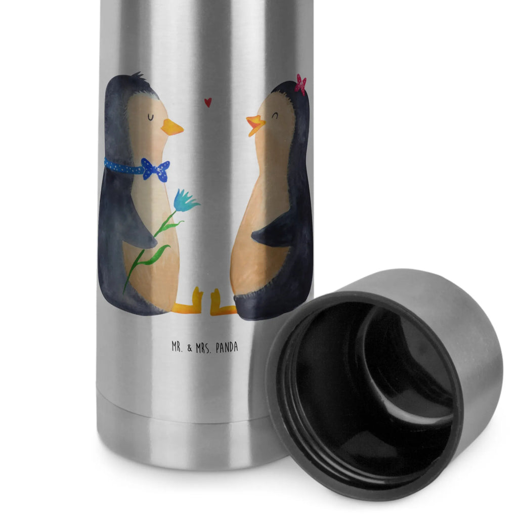Thermos Flask Penguin pair Thermoskanne, Pinguin, Liebesgeschenk, Hochzeit, Pinguine, Liebesbeweis, Verlobung, Traumpaar, Liebe, Jahrestag, große Liebe, Liebespaar, Hochzeitsgeschenk, Hochzeitstag