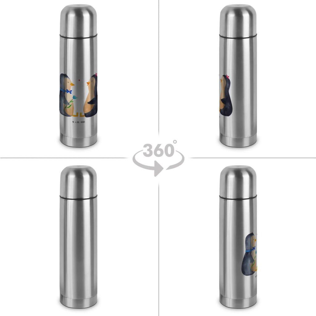 Thermos Flask Penguin pair Thermoskanne, Pinguin, Liebesgeschenk, Hochzeit, Pinguine, Liebesbeweis, Verlobung, Traumpaar, Liebe, Jahrestag, große Liebe, Liebespaar, Hochzeitsgeschenk, Hochzeitstag