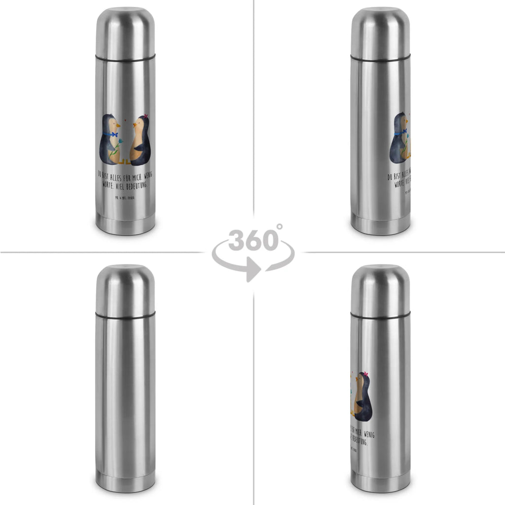 Thermos Flask Penguin pair Thermoskanne, Pinguin, Liebesgeschenk, Hochzeit, Pinguine, Liebesbeweis, Verlobung, Traumpaar, Liebe, Jahrestag, große Liebe, Liebespaar, Hochzeitsgeschenk, Hochzeitstag