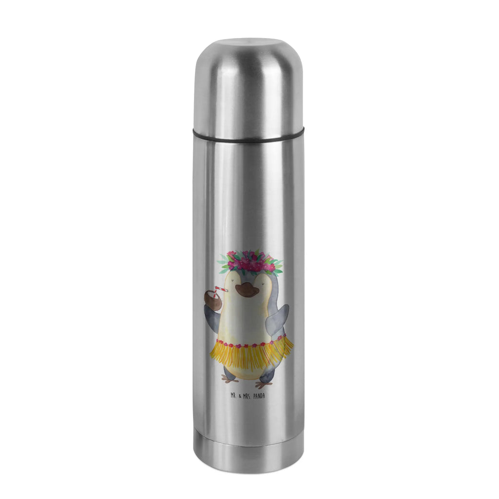 Thermos Flask Penguin coconut Thermoskanne, Pinguin, Aloha, Urlaub, Hawaii, Kokosnuss, Pinguine