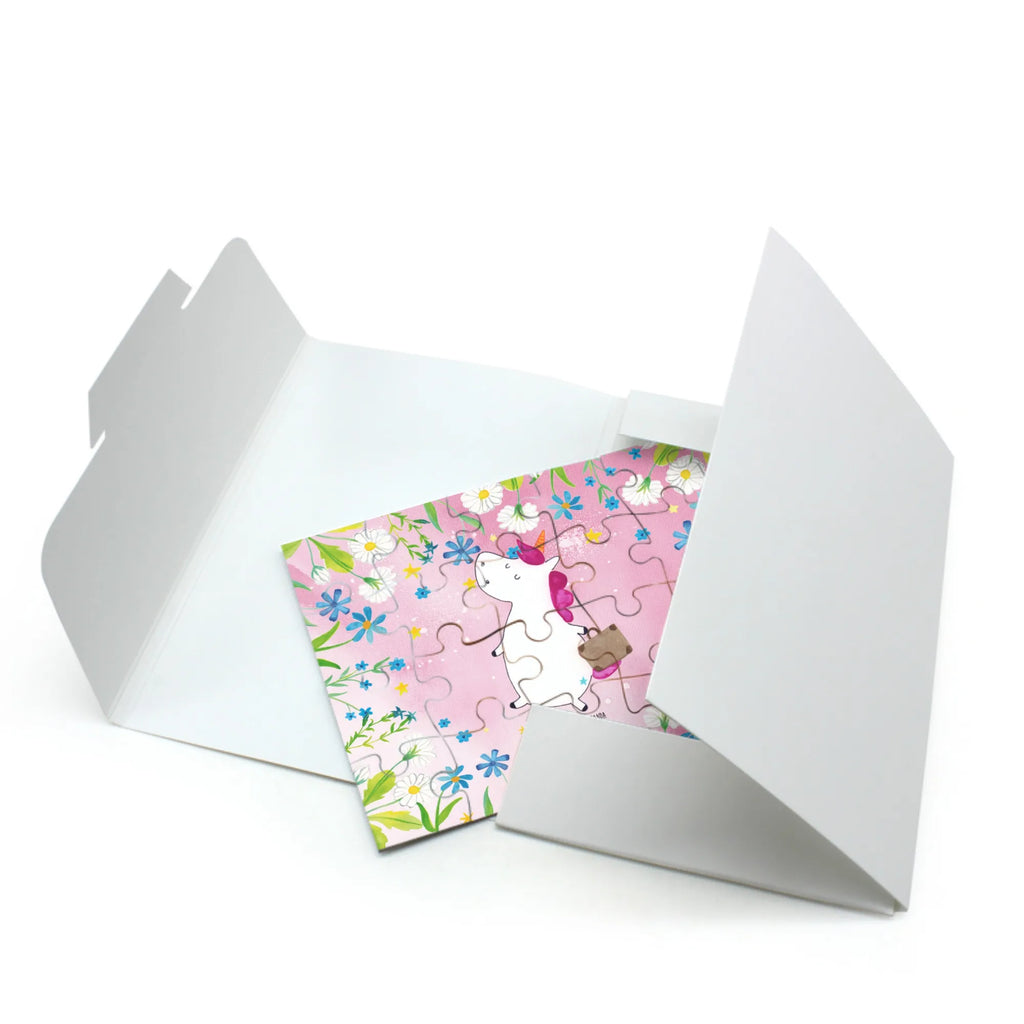 Puzzle unicorn Suitcase Puzzle, Einhorn, Einhörner, Einhorn Deko, Unicorn, albern, unicorn, Abenteuer, Koffer, lustig, Erwachsen, Reise, Gepäck, witzig, Kind, Verreisen, Spaß