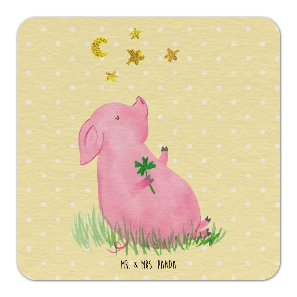 Bierdeckel Schwein Glück Tischdeko, Gastgeschenk Hochzeit, Bierdeckel, Tiermotive, Gute Laune, lustige Sprüche, Tiere, Träume, Ziele, Sernchen, Schwein, Schweinchen, Sterne, Glücksbringer, Motivation, Glücksschwein. Glück