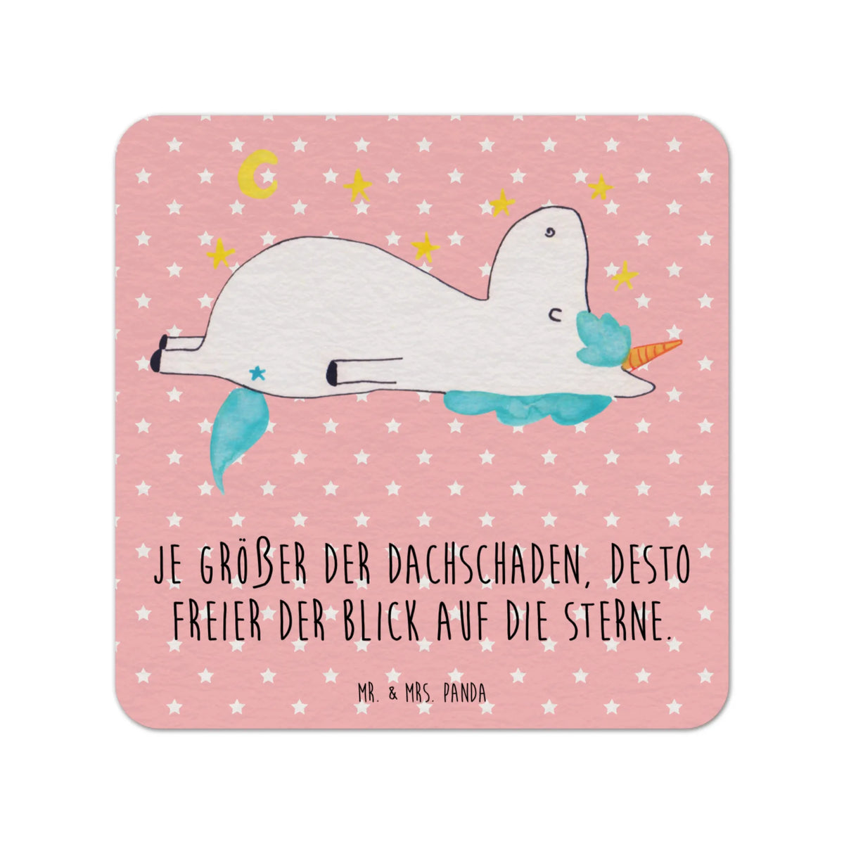 Coaster unicorn starry sky girlfriend gift, heaven, stars, girlfriend present