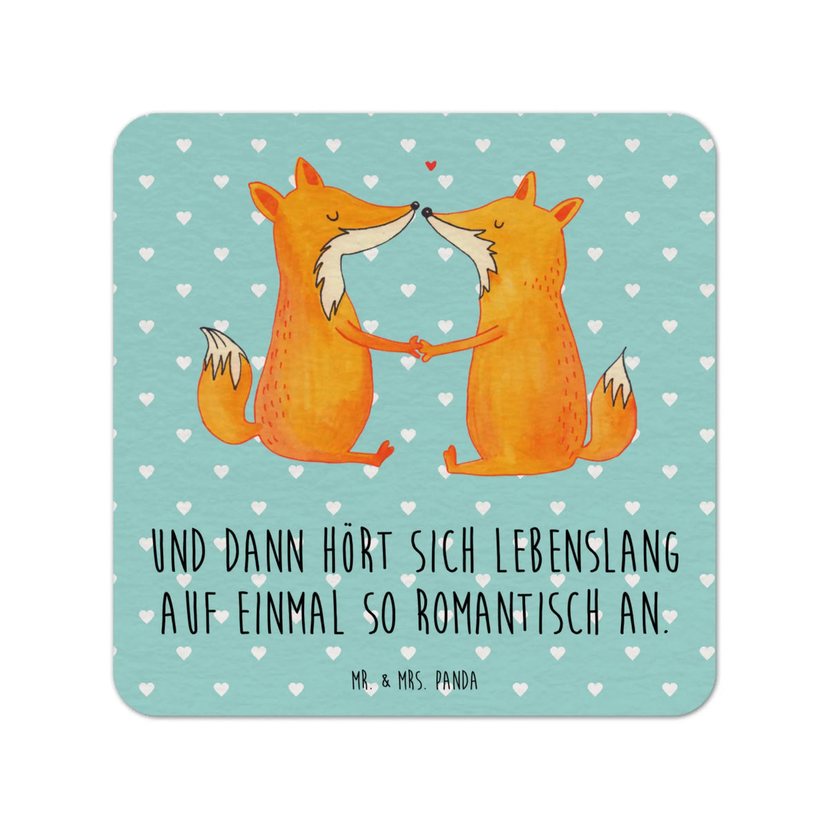 Coaster foxes Love animal lover, foxes, forest wildlife, clever as a fox, lovers, marriage, girlfriend, wife, couple, proof of love, husband, fiancée, boyfriend