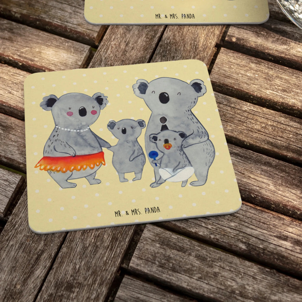 Bierdeckel Koala Familie Tischdeko, Gastgeschenk Hochzeit, Bierdeckel, Familie, Vatertag, Muttertag, Bruder, Schwester, Mama, Papa, Oma, Opa, Koala, Familienleben, Family, Geschwister, Kinder, Koalas