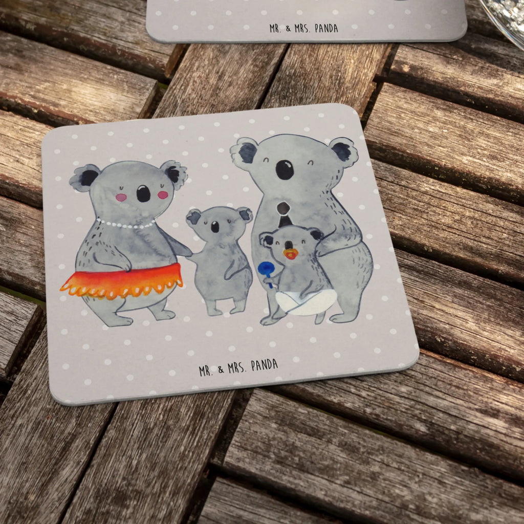 Bierdeckel Koala Familie Tischdeko, Gastgeschenk Hochzeit, Bierdeckel, Familie, Vatertag, Muttertag, Bruder, Schwester, Mama, Papa, Oma, Opa, Koala, Familienleben, Family, Geschwister, Kinder, Koalas