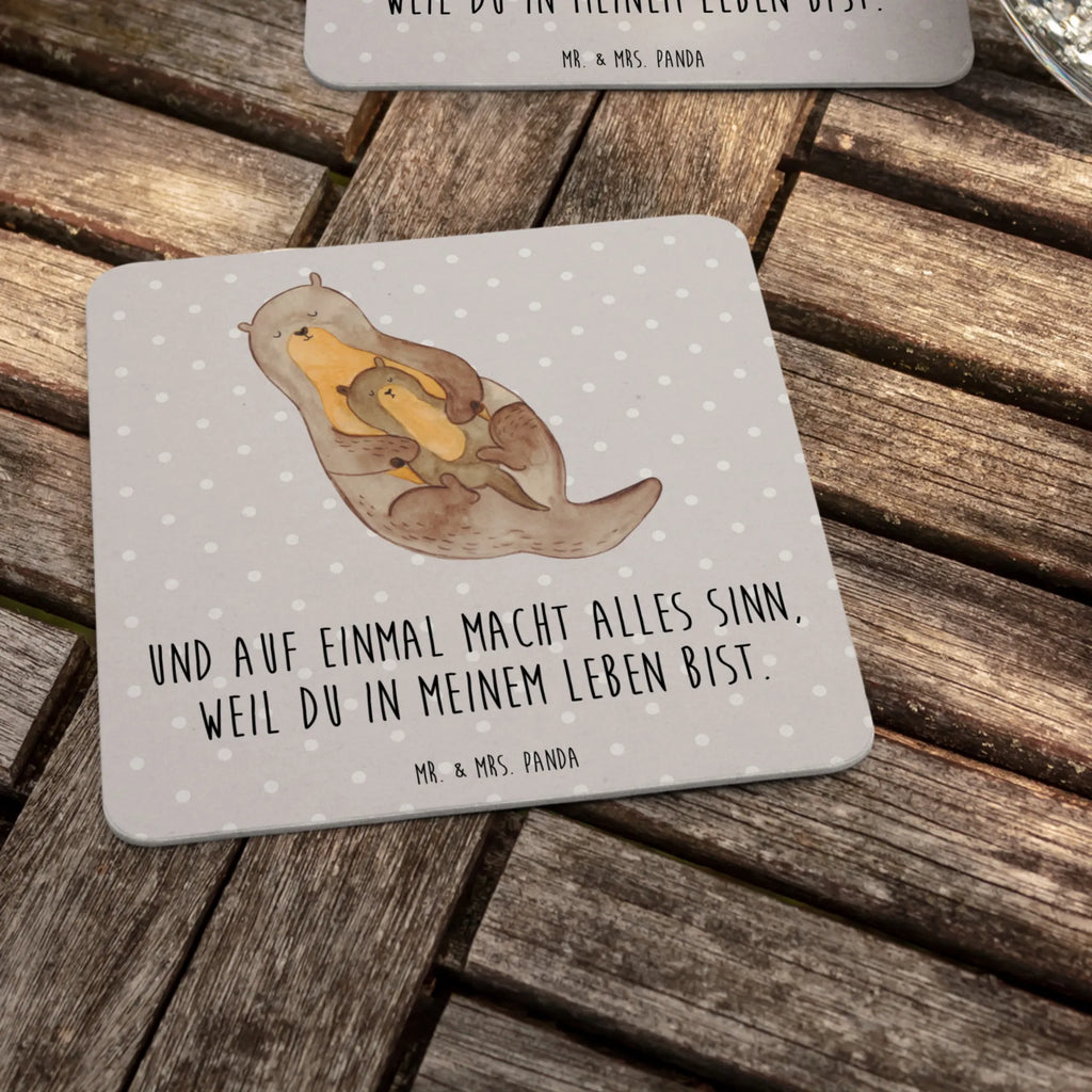 Bierdeckel Otter Kind Gastgeschenk Hochzeit, Bierdeckel, Tischdeko, Otter, Fischotter, Seeotter, Otter Seeotter See Otter