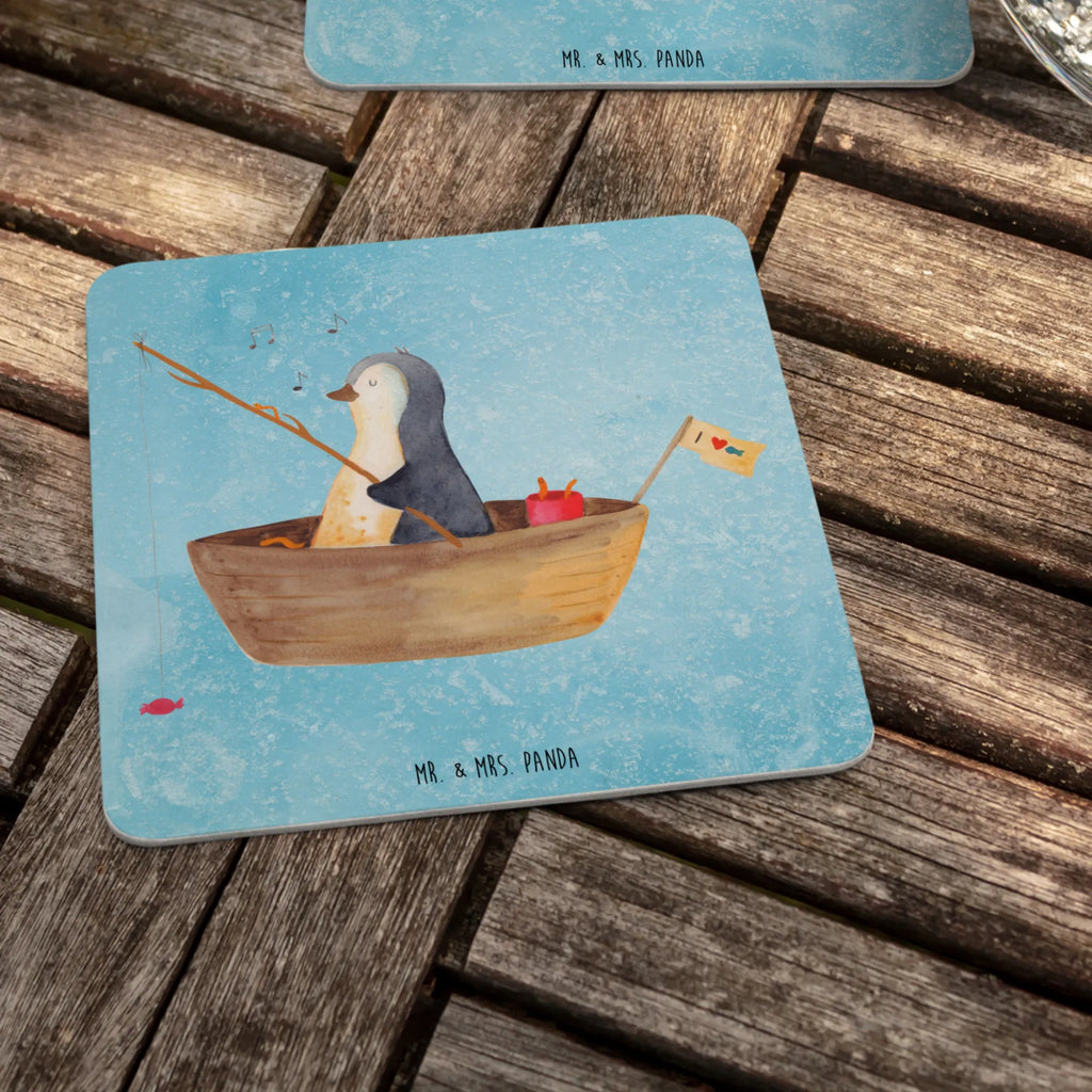 Bierdeckel Pinguin Angelboot Tischdeko, Gastgeschenk Hochzeit, Bierdeckel, Pinguin, Neustart, Pinguine, Lebenslust, Angeln, Geschenkidee Liebeskummer, Motivation, Scheidung, Angelboot, Neuanfang, Leben, Boot, genießen, Trennung
