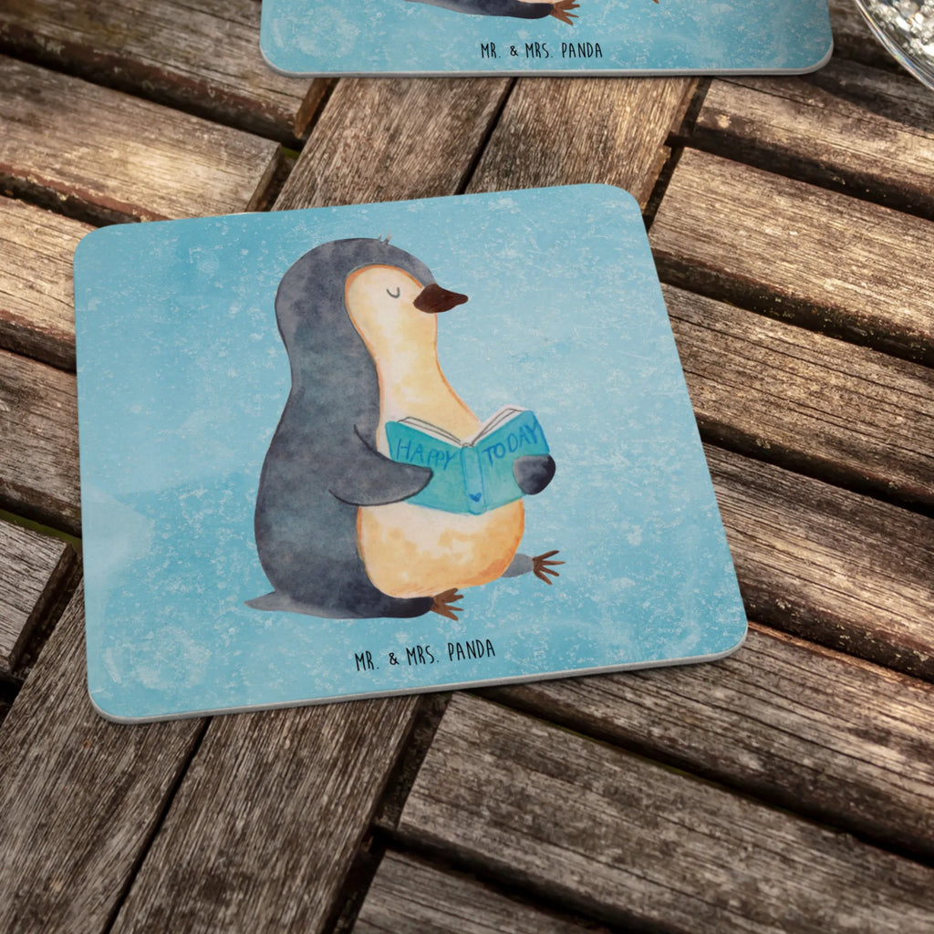 Bierdeckel Pinguin Buch Tischdeko, Gastgeschenk Hochzeit, Bierdeckel, Pinguin, Buch, Urlaub, Pinguine, Lesen, Faulenzen, Bücherwurm, Ferien, Freizeit, Nichtstun