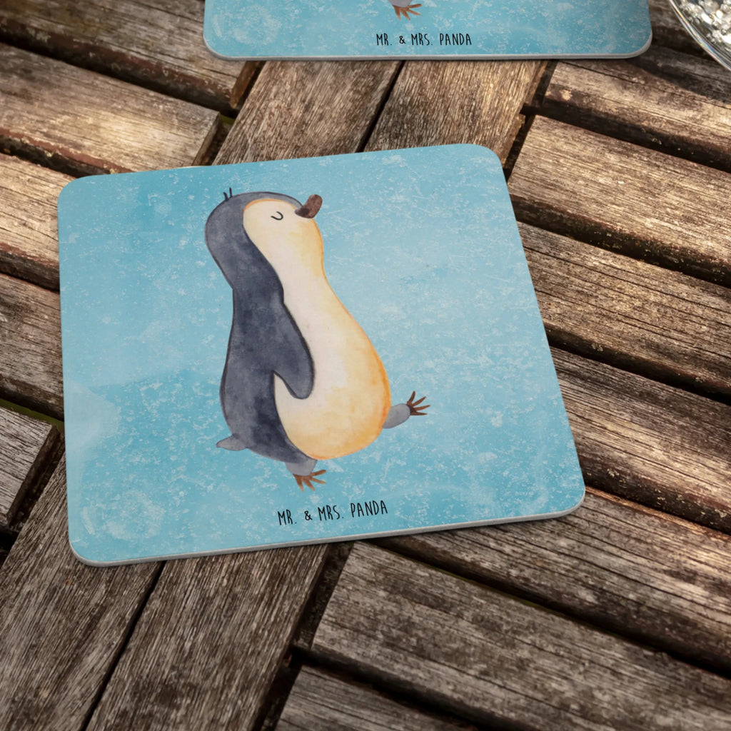 Bierdeckel Pinguin marschieren Tischdeko, Bierdeckel, Gastgeschenk Hochzeit, Pinguin, Bruder, Pinguine, Langschläfer, Schwester, Familie, Frühaufsteher