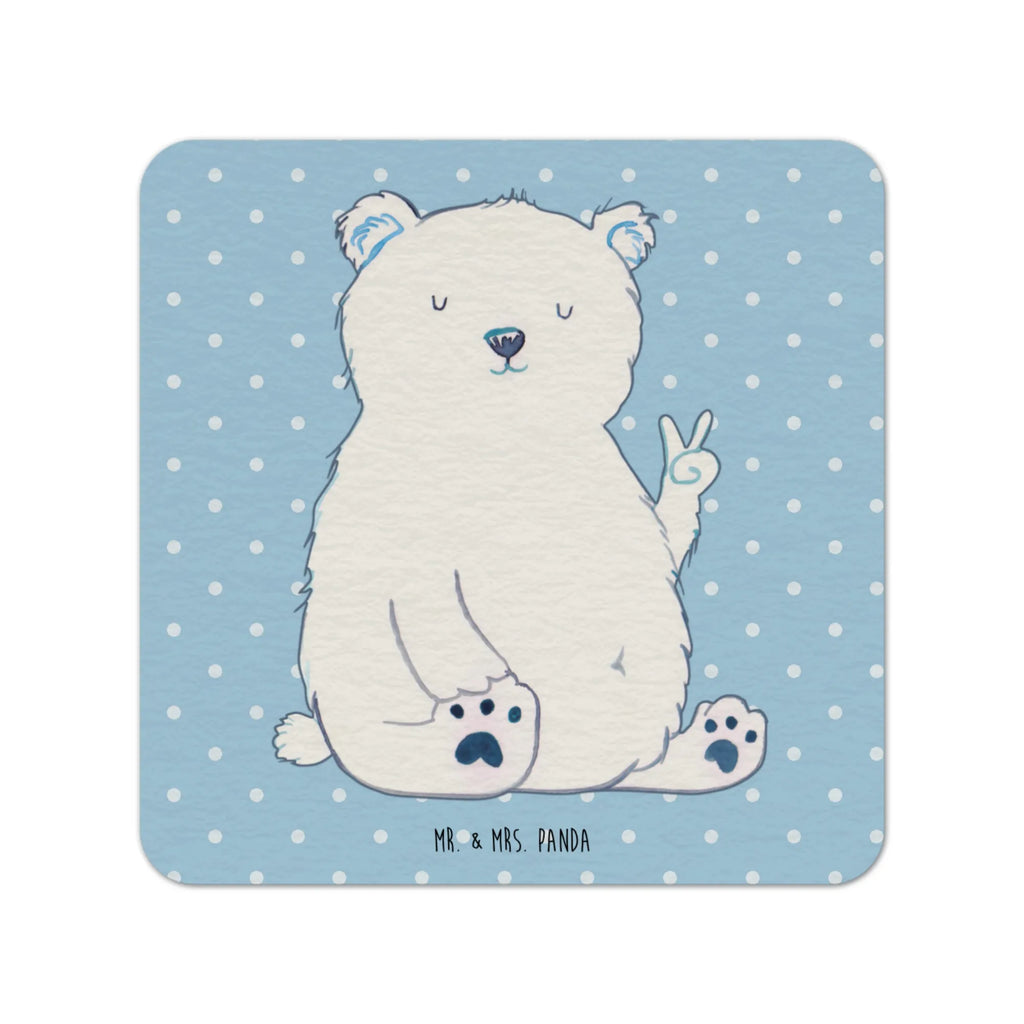 Coaster Icebear Lazy Bierdeckel, Gastgeschenk Hochzeit, Tischdeko, Bär, Teddy, Teddybär, Eisbär, Homeoffice, Entspannen, Faul, Arbeitsplatz, Relaxen, Arbeit, Nordpol, Büro, Bürojob