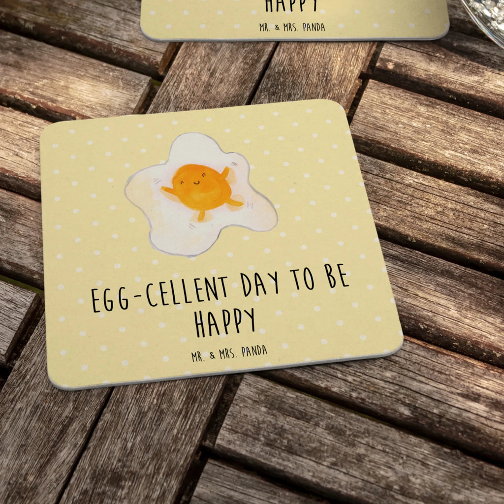 Coaster Fried egg egg Gastgeschenk Hochzeit, Bierdeckel, Tischdeko, Tiermotive, Gute Laune, lustige Sprüche, Tiere, Tag, Spiegelei, Glücklich, Schön, Ei, Liebe