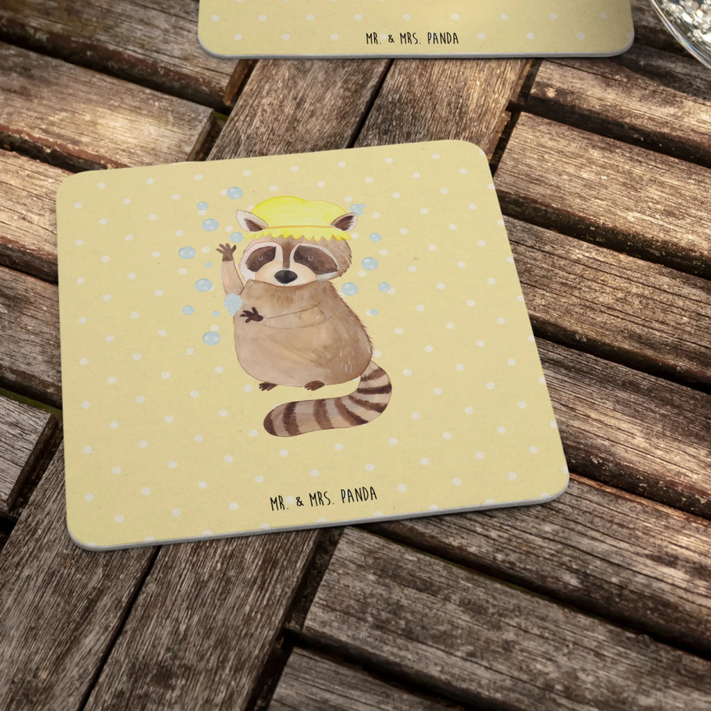 Bierdeckel Waschbär Tischdeko, Gastgeschenk Hochzeit, Bierdeckel, Tiermotive, Gute Laune, lustige Sprüche, Tiere, waschen, Tagträumen, Seifenblasen, Fröhlich, Plan, Waschbär