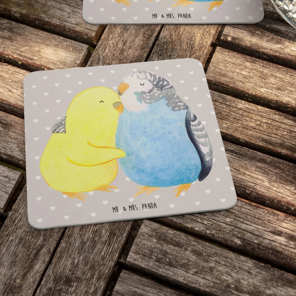 Bierdeckel Wellensittich Liebe Bierdeckel, Tischdeko, Gastgeschenk Hochzeit, Liebe, Partner, Freund, Freundin, Ehemann, Ehefrau, Heiraten, Verlobung, Heiratsantrag, Liebesgeschenk, Jahrestag, Hocheitstag, Vertrauen, Nähe, Vögel, Kuscheln, Wellensittich