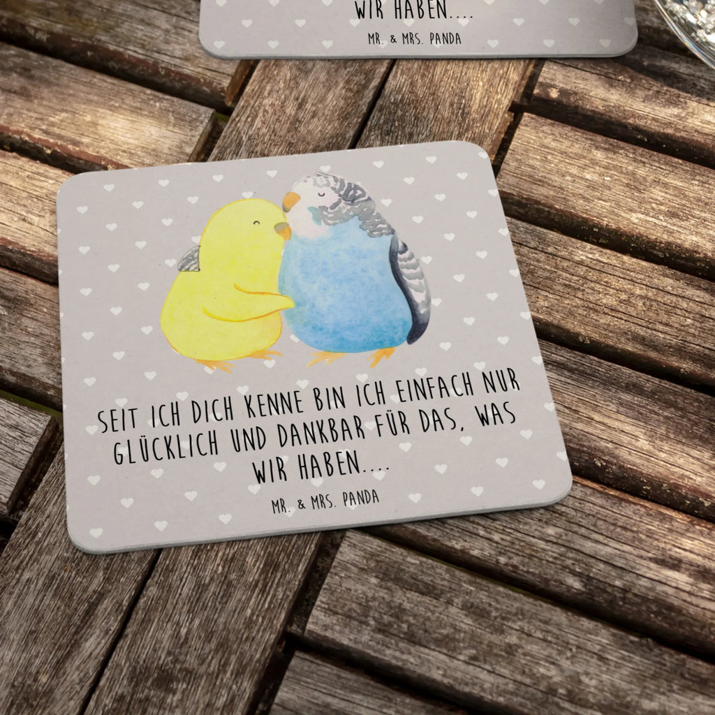 Bierdeckel Wellensittich Liebe Bierdeckel, Tischdeko, Gastgeschenk Hochzeit, Liebe, Partner, Freund, Freundin, Ehemann, Ehefrau, Heiraten, Verlobung, Heiratsantrag, Liebesgeschenk, Jahrestag, Hocheitstag, Vertrauen, Nähe, Vögel, Kuscheln, Wellensittich