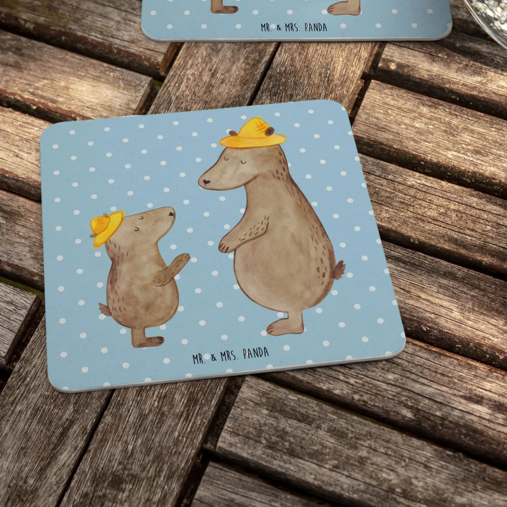 Bierdeckel Bären mit Hut Tischdeko, Gastgeschenk Hochzeit, Bierdeckel, Familie, Vatertag, Muttertag, Bruder, Schwester, Mama, Papa, Oma, Opa, Kind, Kinder, Sohn, Daddy, Vorbild, Lieblingsmensch, Family, Bären, Bär, Söhne, Paps, Papi, Vater, Dad, Vater-Sohn