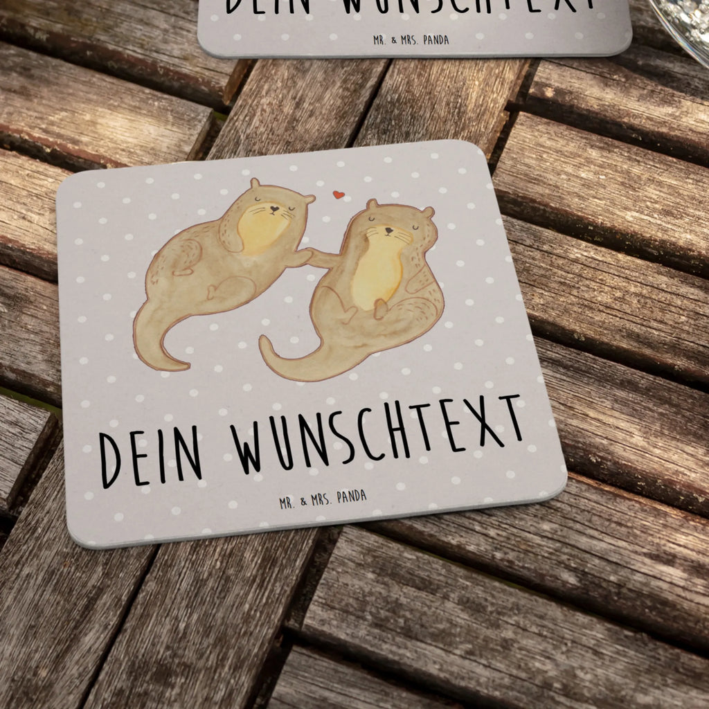 Personalisierter Bierdeckel Otter Hände halten Bierdeckel personalisiert, Bierdeckel mit Namen, Personalisierter Bierdeckel, Tischdeko personalisiert, Gastgeschenk Hochzeit mit Namen, Otter, Fischotter, Seeotter, Otter Seeotter See Otter